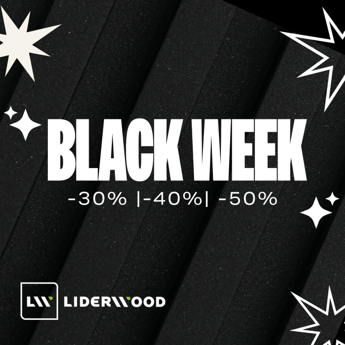 Black Week bei Liderwood &ndash; gestalte deinen Raum neu mit bis zu 50% Rabatt