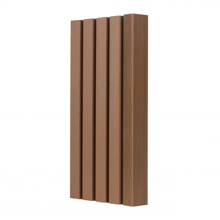 Listwa Kompozytowa Lamelowa typu F Premium Teak 36,5 x 49,5 mm – dł. 2,9 m