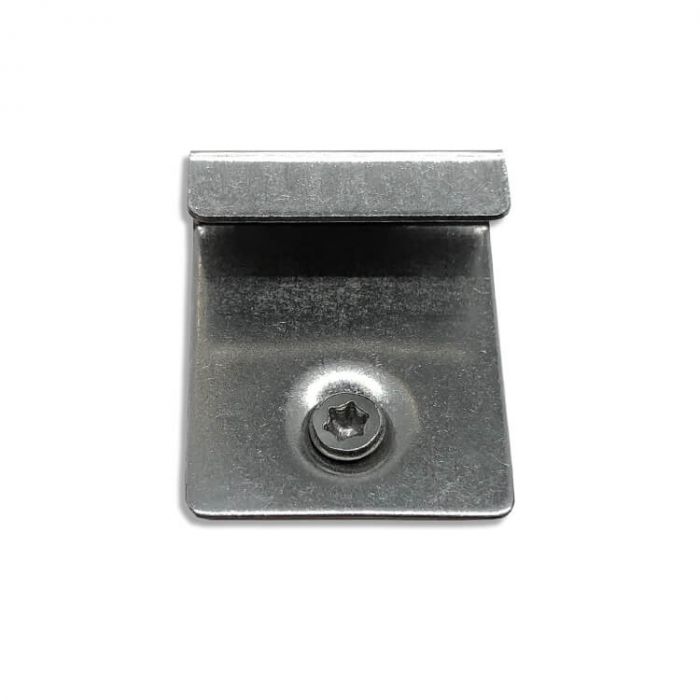 Klips montażowy Startowy Ze Stali Nierdzewnej + Wkręt - 10 szt.