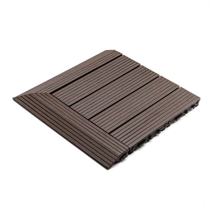 Podest Tarasowy Kompozytowy Ciemny Brąz 30 x 30 x 2,5cm