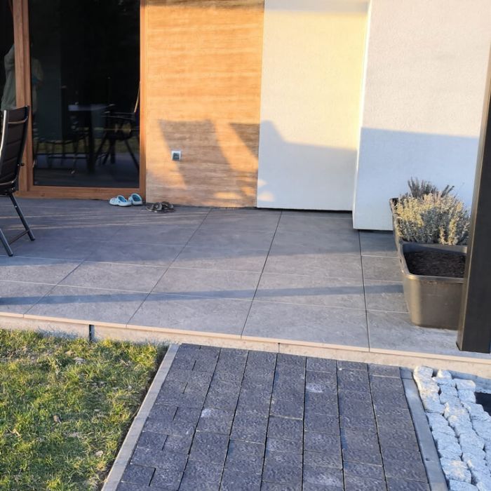 Płyta Tarasowa Gresowa Sierra Szara 60x60x2 cm