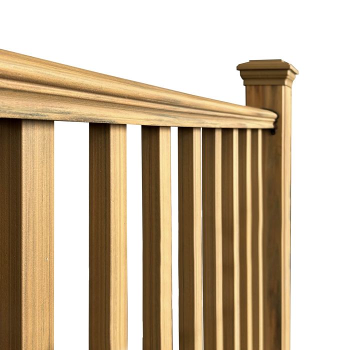 Balustrada kompozytowa Dąb Winchester 140 x 113 cm (1 słupek)