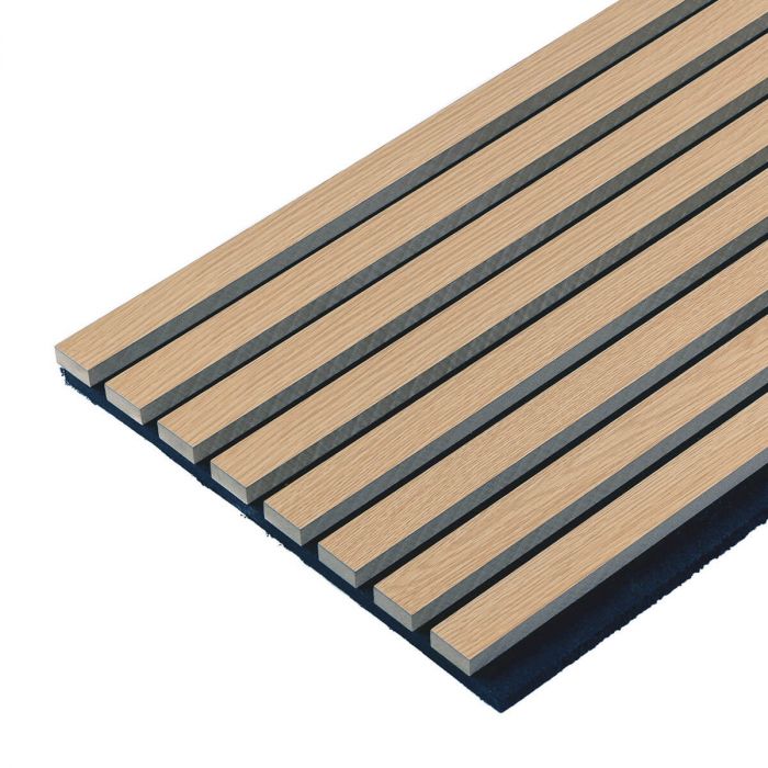 Lamele ścienne akustyczne na filcu Dąb Sonoma 2 x 32 cm – dł. 2,7 m