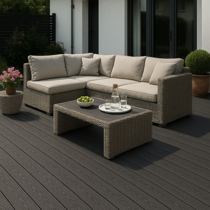 Deska Tarasowa Kompozytowa 3D Classic Antracyt – dł. 2,2 m