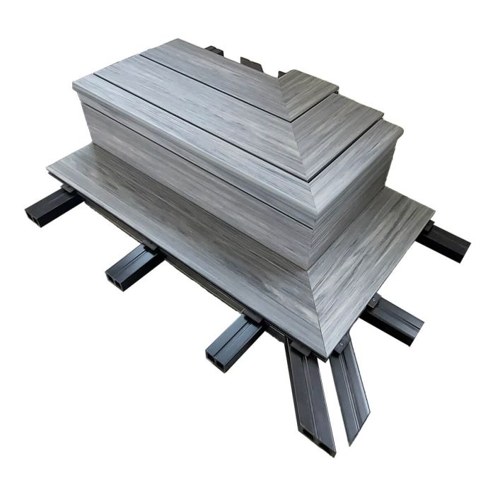 Deska kompozytowa zakończeniowa schodowa Premium Redwood – dł. 2,8 m