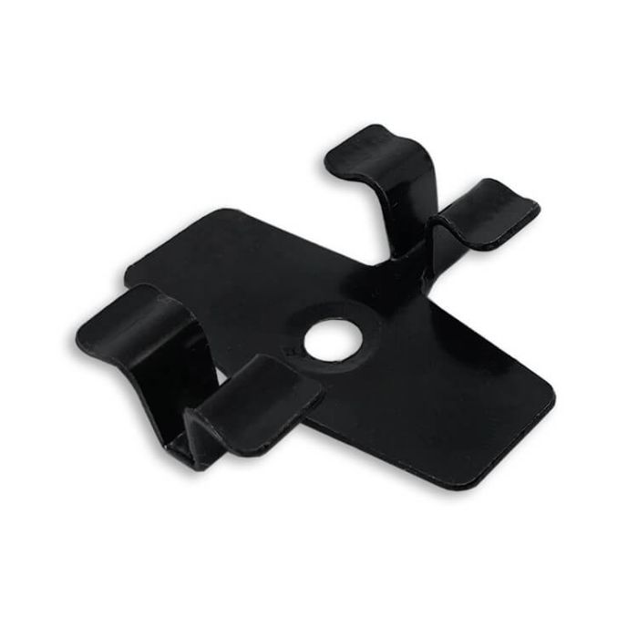 Klips ze stali nierdzewnej L-8 do deski Standard i Premium + wkręt – 100 szt. (CZARNY)