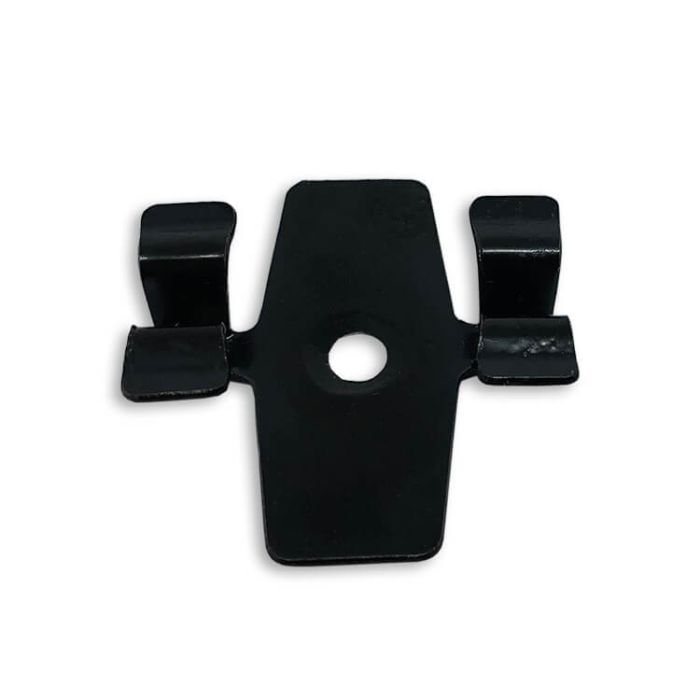 Klips ze stali nierdzewnej L-8 do deski Standard i Premium + wkręt – 100 szt. (CZARNY)