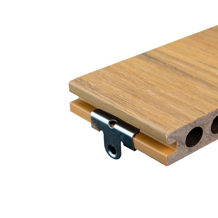 Edelstahl-clip L-11 Start/Ende + Schraube - 10 Stk.