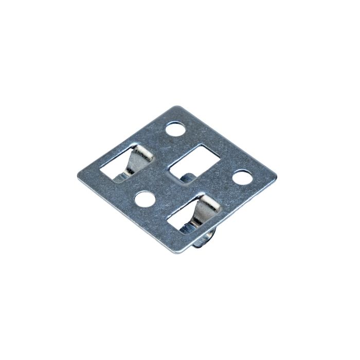 Edelstahl-clip L-8 für Premium Terrassendielen + Schraube - 50 Stk. (Schwarz)