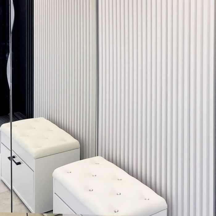 Lamele Ścienne Satyna Biały – dł. 2,7 m