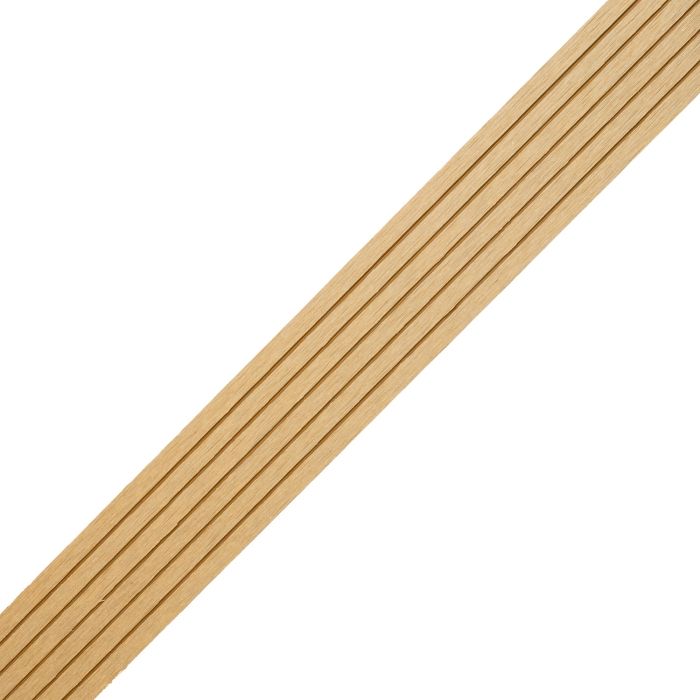 Standard WPC Flachleiste Honig Teak - 2,4 m Standard WPC Flachleiste Honig Teak - 2,4 m