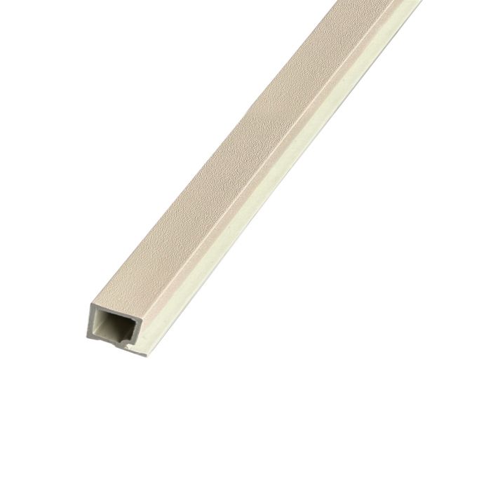 Listwa Lamelowa Startowa Ecru Brokat 2,4 x 2,4 cm – dł. 2,7 m