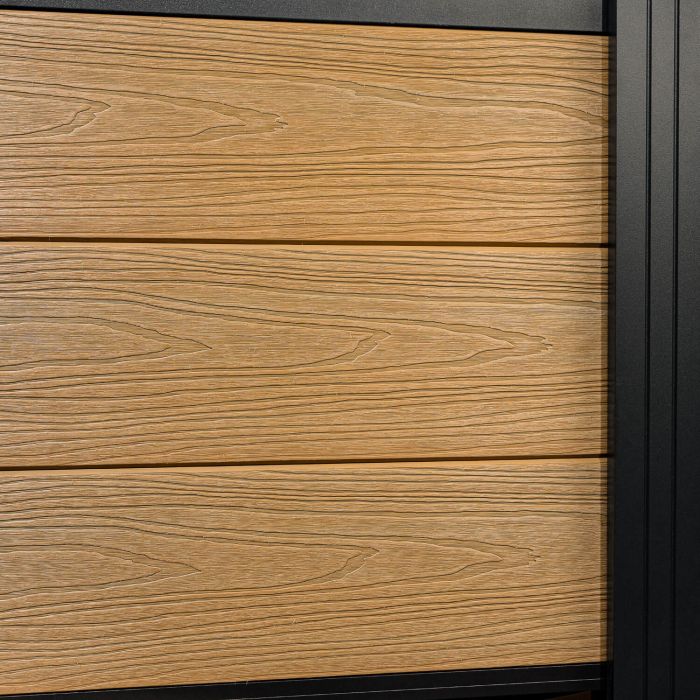 WPC Zaunbrett Premium 3D Eiche 160 x 20 mm – 1,8 m WPC Zaunbrett Premium 3D Eiche 160 x 20 mm – 1,8 m
