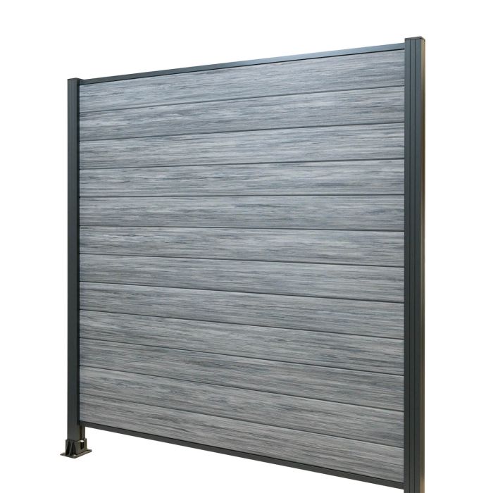 Panel ogrodzeniowy kompozytowy Premium Gray – 2 słupki Panel ogrodzeniowy kompozytowy Premium Gray – 2 słupki