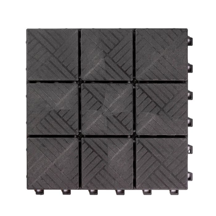 Płytka Ogrodowa Tarasowa Uni-Floor Kostka Antracyt 29 x 29 x 2 cm