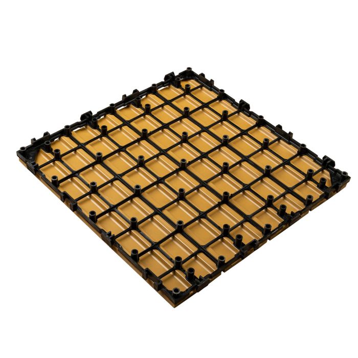 WPC Terrassenfliese 3D Honig Teak 30 x 30 x 2,1 cm WPC Terrassenfliese 3D Honig Teak 30 x 30 x 2,1 cm