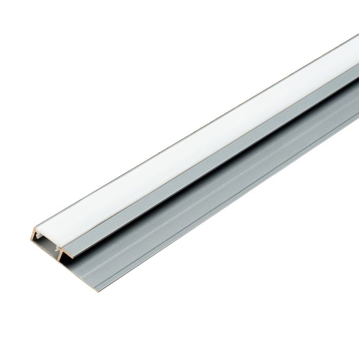 LED-Aluminium-Abschlussprofil 4,5 mm für Wandpaneele Dunkelgrau Matt – 2,9 m