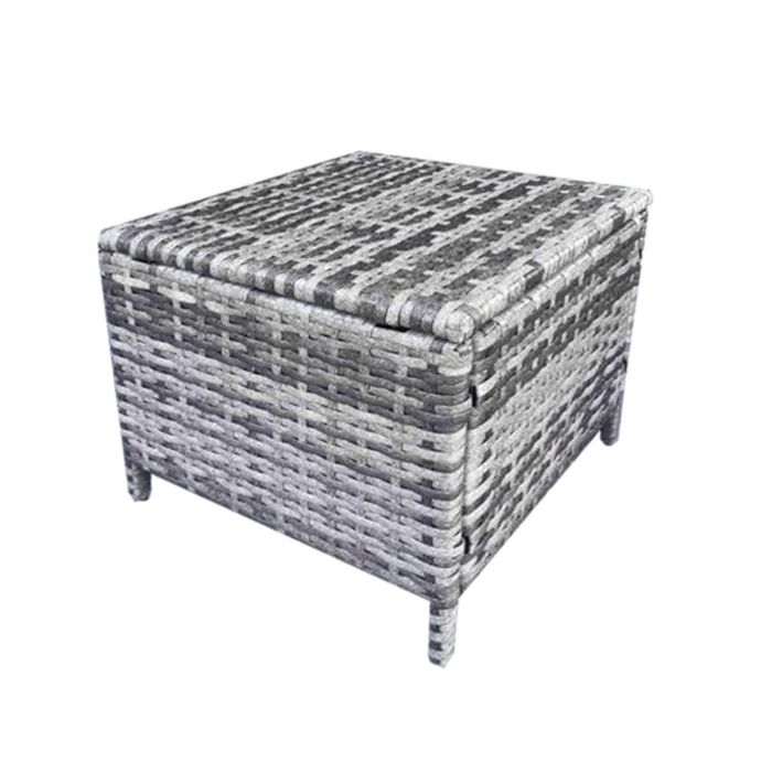 Zestaw Mebli Ogrodowych z technorattanu 7-osobowy Harmonia Szary