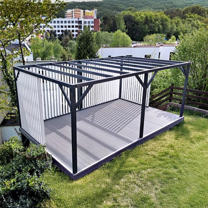 Deska Tarasowa Kompozytowa Standard 15 Jasny Szary – dł. 3,5 m