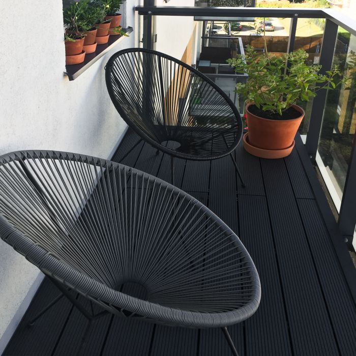 Deska Tarasowa Kompozytowa Standard 15 Antracyt – dł. 2,4 m