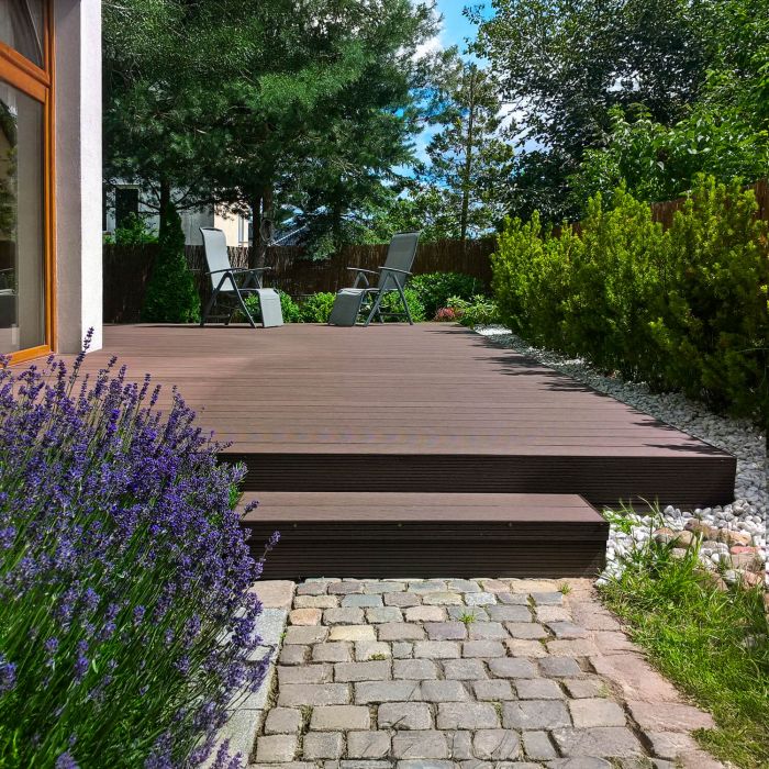 Deska Tarasowa Kompozytowa Standard 15 Brąz – dł. 3 m