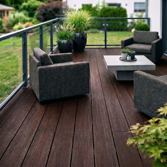 Solid XL WPC Terrassendiele Brown – 3 m