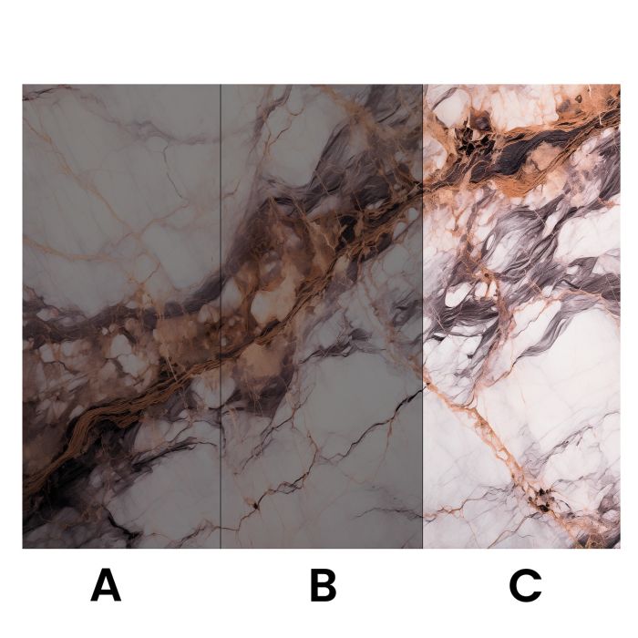 Wandpaneel XXL Breccia Kupfer Glänzend 120 x 280 cm 3 mm (C) Wandpaneel XXL Breccia Kupfer Glänzend 120 x 280 cm 3 mm (C)