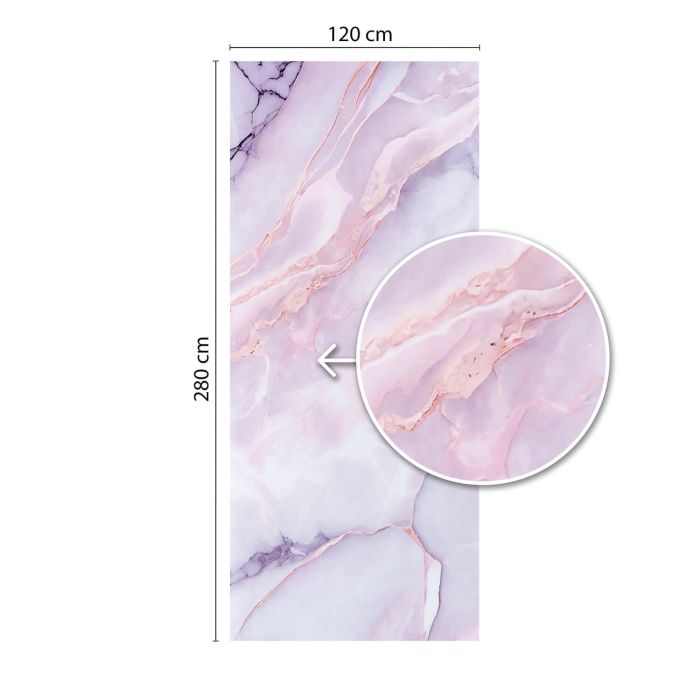 Wandpaneel XXL Statuario Rosa Glänzend 120 x 280 cm 3 mm (A) Wandpaneel XXL Statuario Rosa Glänzend 120 x 280 cm 3 mm (A)
