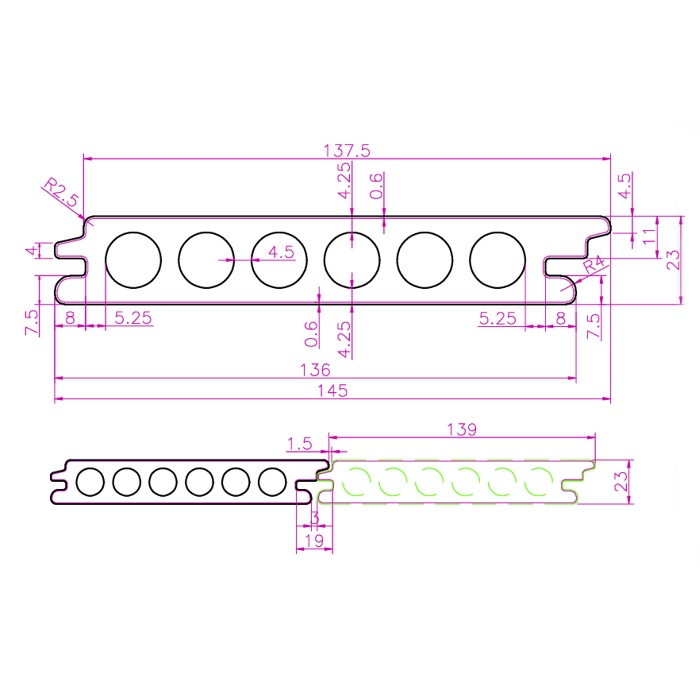 Solid Prestige Premium WPC Terrassendiele Antique - 3 m