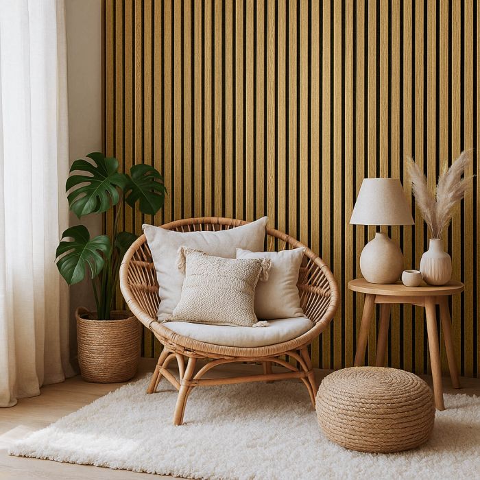 Akustiklamellen auf Filz – Muster (zur Auswahl)