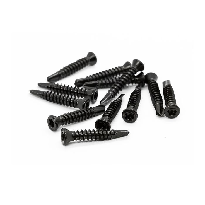 Selbstbohrende Schraube 4 x 35 mm aus Edelstahl Schwarz – 200 Stück Selbstbohrende Schraube 4 x 35 mm aus Edelstahl Schwarz – 200 Stück