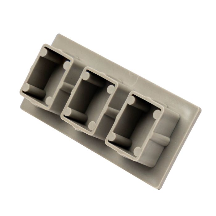 Endkappe für Lamellenprofil Dekorativ Premium Antique 9 x 4 cm