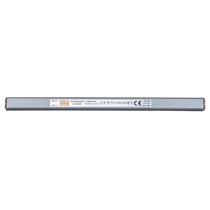 Netzteil für Zaunpfosten-LED-Leuchten – Super Slim | 24V DC | 60W | IP67 Netzteil für Zaunpfosten-LED-Leuchten – Super Slim | 24V DC | 60W | IP67