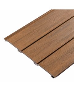 Deska Elewacyjna Kompozytowa Szczotkowana Premium Teak &ndash; dł. 2,9 m