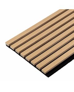 Lamele ścienne akustyczne na filcu Dąb Jasny 2 x 32 cm &ndash; dł. 2,7 m