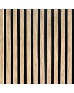 Lamele ścienne akustyczne na filcu Dąb Jasny 2,1 x 30,5 cm &ndash; dł. 2,7 m