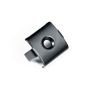Einzelner Sicherungsclip U-3 aus Edelstahl + Schraube (schwarz)