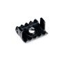 Doppelter Sicherungsclip U-2 aus Edelstahl + Schraube (schwarz)
