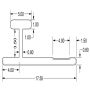 Aluminium-Verbindungsprofil 3,5 mm für Wandpaneele Schwarz Matt – 2,9 m