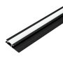 LED-Aluminium-Verbindungsprofil 4,5 mm für Wandpaneele Schwarz Matt – 2,9 m