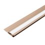 LED-Aluminium-Verbindungsprofil 4,5 mm für Wandpaneele Kupfer Matt – 2,9 m