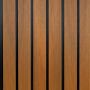 Lamellenzaunbrett DUO Premium Amber / Schwarz - 1,8 m