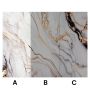 Wandpaneel XXL Arabescato Gold Glänzend 120 x 280 cm 3 mm (A)
