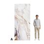 Wandpaneel XXL Arabescato Gold Glänzend 120 x 280 cm 3 mm (A)
