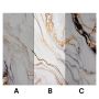 Wandpaneel XXL Arabescato Gold Glänzend 120 x 280 cm 3 mm (B)