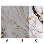 Wandpaneel XXL Arabescato Gold Glänzend 120 x 280 cm 3 mm (C)