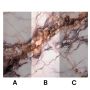Wandpaneel XXL Breccia Kupfer Glänzend 120 x 280 cm 3 mm (B)