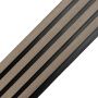WPC Fassadenlamellen DUO Antique / Schwarz - 2,9 m