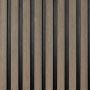WPC Fassadenlamellen DUO Antique / Schwarz - 2,9 m