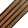 Premium WPC Fassadenlamellen Natural Eiche / Schwarz - 2,9 m